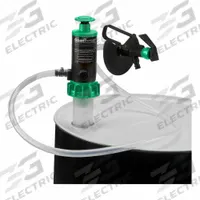 GOATTHROAT PUMPS Air Drum Pump: Pump w/ Discharge Hose & Nozzle, 4.5 gpm Max. Flow Rate, PP (MPN GT300RTBPVC). Key specifications — Brand: GOATTHROAT PUMPS; Suction Tube Material: PP.