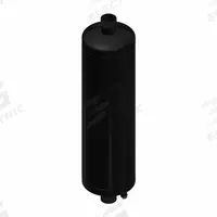 SOLBERG Discharge Silencer: Straight Through, 2 in NPT Inlet, 2 in NPI Outlet, 175 scfm Max Air Flow (MPN RQS-200). Key specifications — attr1241837: SOLBERG.