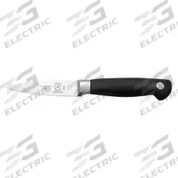 MERCER CUTLERY Paring Knife: Taper Ground Edge, 3 1/2 in Overall Lg, Steel Blade, Santoprene Handle (MPN M20003). Key specifications — Sub-brand: Genesis; Brand: MERCER CUTLERY; Blade Material: Steel; Blade Type: Taper Ground Edge; Forged/Stamped: Forged; Handle Color: Black; Handle Material: Santoprene; Knife Type: Paring Knife.