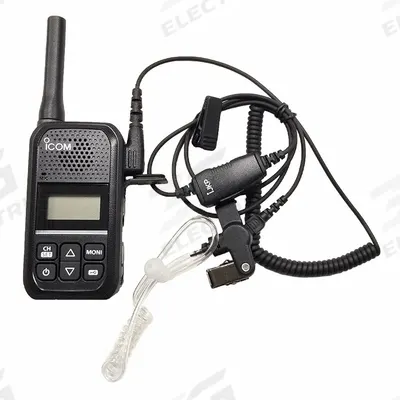 ICOM Handheld Two Way Radio: F200 Series, UHF, Analog, 2 W, 16 Channels, Alphanumeric - UHF Business Radios