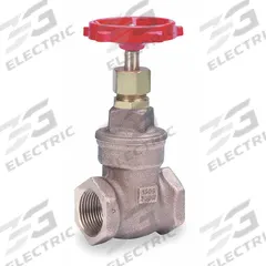 MILWAUKEE VALVE Gate Valve: 2 1/2 in, Bronze, Non-Rising, FNPT x FNPT, 300 psi Max. Pressure (CWP) (MPN 1140 2-1/2). Key specifications — Wedge Material: Bronze; Brand: MILWAUKEE VALVE; Bonnet Material: Bronze.