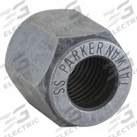 PARKER Compression Fitting Nut: 3/4 in OD size, 1 1/16"-12 Thread Size, Compression, Stainless Steel (MPN 12 BU-SS). Key specifications — Series: Ferulok; Brand: PARKER.