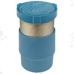 ZURN Floor Cleanout: 4 3/4 in Overall Dia, 4 7/8 in Overall Ht, Cast Iron, Unfinished, Bronze (MPN ZN1400-4NH-HD). Key specifications — Color: Bronze; Brand: ZURN; Finish: Unfinished; Includes: Thread Plug.