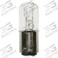 APPROVED VENDOR Incandescent Bulb: Incandescent, Double Contact Bayonet (BA15d), (T) Tubular, T6 (MPN C242-1). Key specifications — Light Color: White; Trade Number: C242-1; Voltage: 48V AC; Brand: APPROVED VENDOR; Bulb Shape: T6.