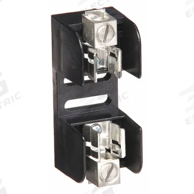 MERSEN Fuse Block: Open Block Design, 1 Pole, 250 V AC, Box Lug - Fuse Blocks for UL Class H & K Fuses