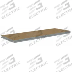 TENNSCO Shelf: 60 in x 30 in, 750 lb Load Capacity, Particleboard, Gray, Shelf (MPN ZBES-6030D). Key specifications — Decking Material: Particleboard; Includes: (4) Beams; Decking Finish: Unfinished; Shelf Configuration: Single Straight; Color: Gray; Frame Material: Steel; Brand: TENNSCO; Frame Finish: Zinc Plated.