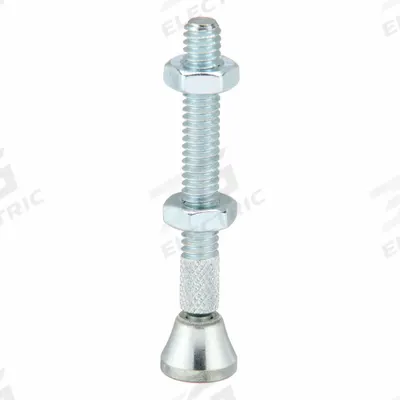 DE-STA-CO Swivel Foot Spindle: All-Steel, 1/4"-20, 2 3/8 in Lg - Steel Swivel-Foot Spindle Assemblies