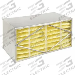 GRAINGER Rigid Cell Air Filter: 12 in x 24 in x 12 in, Synthetic, No Header (MPN 2HYW5). Key specifications — Brand: GRAINGER; Gasket Location: None; Frame or Header Material: Galvanized Steel; Media Material: Synthetic.