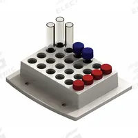 BENCHMARK SCIENTIFIC Mixer Accessory: H5000-H/H5000-HC, 5 3/8 in Overall Lg, 4 5/8 in Overall Wd (MPN H5000-12). Key specifications — Hold Capacity: (24) 12 mm Tubes; Brand: BENCHMARK SCIENTIFIC; Compatible with Manufacturer Model Number: H5000-H; Material: Metal; Product Type: Mixer Accessories.