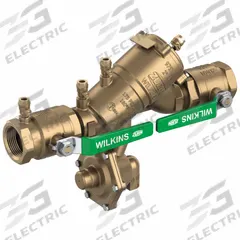 WILKINS Backflow Preventer: 975XL3, Std Configuration, Bronze, 1 1/4 in Pipe Size, MNPT, Ball Valve (MPN 114-975XL3). Key specifications — Shut-Off Valve Type: Ball Valve; Connection Type: MNPT.