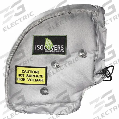 UNITHERM Insulated Pipe Jacket: For 38 in to 44 in Circumference, Fiberglass/Mineral Wool - Fitting Covers