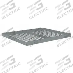 TENNSCO Shelf: 60 in x 48 in, 2,250 lb Load Capacity, Steel, 5 ga Decking, Gray, Shelf (MPN ZLCS-6048W). Key specifications — Decking Material: Steel; Includes: (4) Beams; Decking Finish: Zinc Plated; Shelf Configuration: Single Straight; Color: Gray; Frame Material: Steel; Brand: TENNSCO; Frame Finish: Zinc Plated.