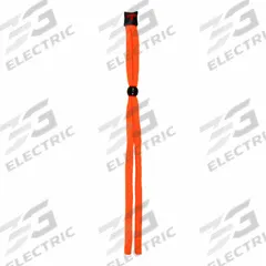 MCR SAFETY Lanyard: Solid, 28 in Overall Lg, High-Visibility Orange, Slip-On, Adj/Dielectric (MPN 220HO). Key specifications — Features: Dielectric; Color: High-Visibility Orange; Brand: MCR SAFETY.