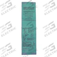 BISSELL COMMERCIAL Vacuum Bag: Bissell®, U8000, Dry, Paper, 1-Ply, Std, U8000-PK25. Key specifications — Compatible Vacuum Brand: Bissell®; Bag Pickup Type: Dry; Bag Material: Paper; Ply Count: 1-Ply; Brand: BISSELL COMMERCIAL; Compatible Vacuum Manufacturer Part Number: U8000; Manufacturer Part Number: U8000-PK25.