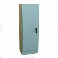 HAMMOND Electrical Enclosure: Steel, 72 in x 25 in x 18 in, NEMA 12/13/3R/4, Solid Cover, Hinged (MPN HN4FS722518). Key specifications — Closure Method: Handle; Brand: HAMMOND; Knockouts: Not Included.