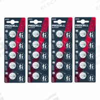 DURACELL PROCELL Coin Cell Battery: 2032 Battery Size, LITHIUM/MANGANESE DIOXIDE BATTERY, 3V DC (MPN CR2032). Key specifications — Voltage - Batteries: 3V DC; Battery Chemistry: LITHIUM/MANGANESE DIOXIDE BATTERY; Product Type: Coin Battery; Battery Size: 2032; Brand: DURACELL PROCELL; Voltage - Subhead: 3V DC.