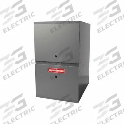 GOODMAN Residential Gas Furnace: 60,000 BtuH Heating Capacity Input, 1,200 cfm - Standard-Efficiency 80% AFUE Whole-House Gas Furnaces