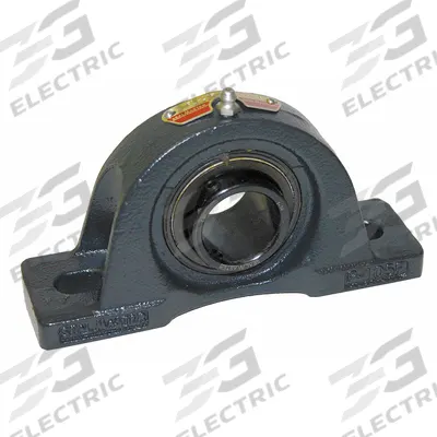 SEALMASTER Pillow Block Bearing: 1 7/16 in Bore, Cast Iron, Set Screws - Low-Base Pillow Block Ball Bearings