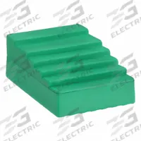 APPROVED VENDOR Pallet Jack Wheel Stop: Pallet Jack Wheel Stop, For Pallet Jacks, Green, Urethane (MPN PJ-4). Key specifications — Accessory Type: Pallet Jack Wheel Stop; Material: Urethane; Features: Magnetic Back; Brand: APPROVED VENDOR; Color: Green; Compatible with Product Type: Pallet Jacks.