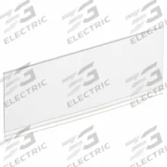 TRI-DEX Label Holder: 4 in x 1 3/4 in, Clear, Slide-In, 25 Label Holders, Snap-On, Plastic, 25 PK (MPN TR-1754). Key specifications — Color: Clear; Label Attachment Type: Slide-In; Finish: Smooth; Mounting Type: Snap-On; Material: Plastic; Brand: TRI-DEX.