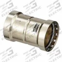 VIEGA MEGAPRESS Transition Coupling: Coupling Body, 2 in CTS x 2 in Pipe size, Press-fit x Press-fit (MPN 76570). Key specifications — Brand: VIEGA MEGAPRESS; Series: MegaPress®; Broad - Material for Bullet: Copper Or Bronze; Brand - Broad: VIEGA.