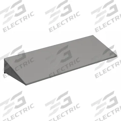 TENNSCO Locker Sloping Top: 24 in x 24 in x 8 1/2 in, For 24 in Locker Wd, Steel - Slope-Top Components & Kits for Standard Lockers