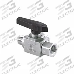 HAM-LET High Performance Ball Valve: 1/4 in, 316 Stainless Steel, Straight, MNPT x FNPT, Three-Piece (MPN H6885SSN1/4PSS). Key specifications — Brand: HAM-LET; Handle: Locking Lever.