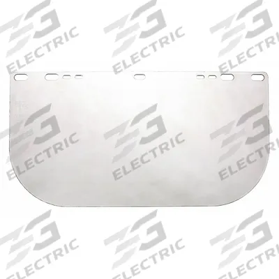 JACKSON SAFETY Face Shield Visor: 15 1/2 in Overall Wd, 8 in Overall Ht - General Purpose Replacement Visors