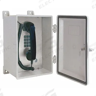 HUBBELL GAI-TRONICS Weather Resistant Telephone: Surface Mount, Rugged Phones for Haz Areas - Rugged Phones for Hazardous Areas
