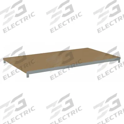TENNSCO Shelf: 42 in x 30 in, 550 lb Load Capacity, Particleboard, Gray - Particleboard Decking Shelf Kits for Boltless Shelving