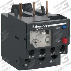 SCHNEIDER IEC Overload Relay: Thermal Protection, 3 Poles, 1NO/1NC, Phase Loss Sensitivity (MPN DPER08). Key specifications — Brand: SCHNEIDER; Auxiliary Contact Form: 1NO/1NC; Compatible Contactor Series: Easy TeSys; Terminal Connection Type: Screw Clamp Terminals; Maximum Voltage Rating: 690V AC; Phase Loss Sensitivity: Yes; Thermal Units Required: None (Relay Includes Integrated Bimetallic Elements); Compatible Contactors: TeSys Easy (9 to 32 Amp Models).