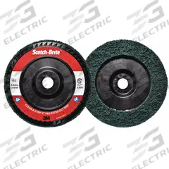 SCOTCH-BRITE Non-Woven Depressed Center Disc: 7 in x 7/8 in, Aluminum Oxide, Extra Coarse, XC-DC (MPN 7100175508). Key specifications — Series: XC-DC; Brand: SCOTCH-BRITE.