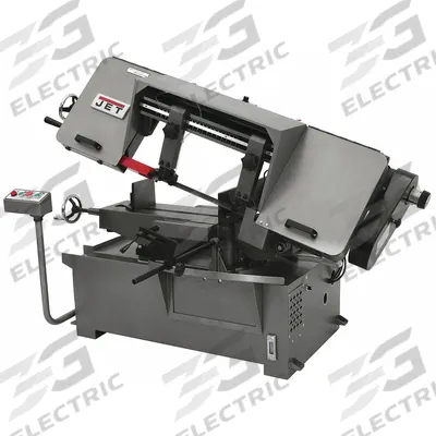 JET Band Saw: 10 in x 14 in/2 in x 16 in, 100 to 350, 45°, 90°, 15.0 A, 3 Phase - Mitering Semi-Automatic Horizontal Band Saws