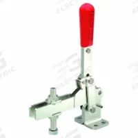 DE-STA-CO Hold-Down Clamp: Std Vertical Handle, Flange Base Mounting, 115° Clamp Arm Opening Angle (MPN 229). Key specifications — attr668198: DE-STA-CO.