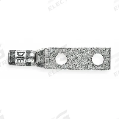 THOMAS & BETTS Compression Lugs: For 600 kcmil, Stranded Wire, 1/2 in Stud Size, Std - Two-Hole Compression Lugs