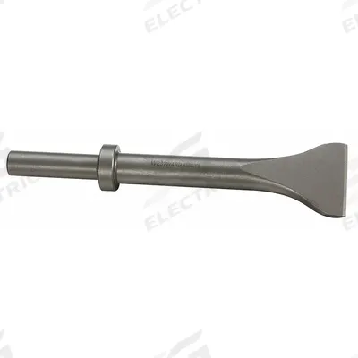 WESTWARD Chisel: 0.68 in Shank Size, Round, Round, 2 in Chisel Tip Wd - Flat Chisels for Chipping Hammers