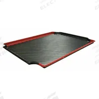 STRUCTURAL PLASTICS Containment Tray: 24 in x 30 in x 1 in, Black/Red, High Density Polyethylene (MPN CTR300124). Key specifications — Brand: STRUCTURAL PLASTICS; Material: High Density Polyethylene; Color: Black/Red.