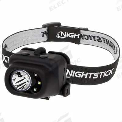 NIGHTSTICK Headlamp: 210 lm Max. Brightness, 25 hr Max Run Time, 93 m Max Beam - Headlamps