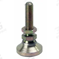 Leveling Feet: 20 Series/25 Series/30 Series/40 Series/45 Series, Steel, 26 mm x 25.4 mm x 80.5 mm (MPN 65-2212). Key specifications — Includes Fasteners: Yes; Mounting Type: Drop-In; System of Measurement: Metric; Finish: Zinc-Plated; Brand: 80/20; Material: Steel; Product Type: Deluxe Leveling Foot; Adjustable: Yes.