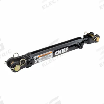 CHIEF Welded Hydraulic Cylinder: 4 in Bore Dia., 14 in Stroke Lg, 24 1/4 in Retracted Lg - Repairable Clevis-Mount Welded Hydraulic Cylinders