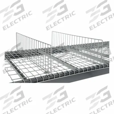 NASHVILLE WIRE Pallet Rack Divider: 48 in x 10 in, Steel, Galvanized - Pallet Rack Dividers