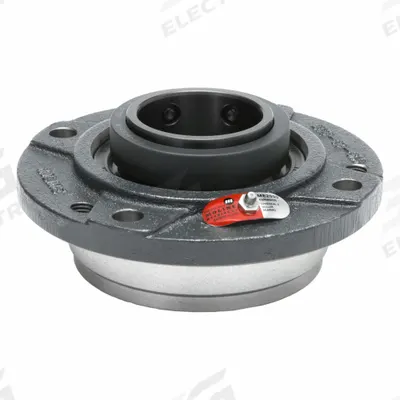 MOLINE BEARING 4 Bolt Flange Bearing: Spherical Roller, 2 3/4 in Bore, Cast Iron - Flange-Mount Spherical Roller Bearings