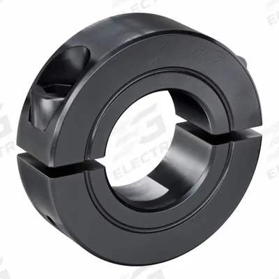RULAND MANUFACTURING Shaft Collar: 2-Piece, Inch, Round, Clamp-On, 11/16 in Bore Dia - Steel Shaft Collars