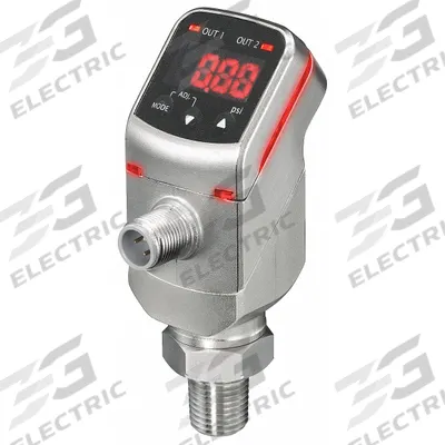 ASHCROFT Indicating Transmitter: 0 psi to 100 psi, 4 to 20 mA DC/(1) Switch, 4-Pin M12 Connector - Digital Pressure Transmitters with 4-Pin M12 Connector
