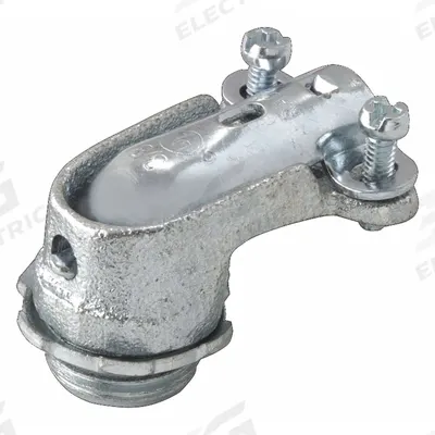 RACO Squeeze Elbow Connector: Iron, 3 in Trade Size - 90° Connectors - Squeeze Style