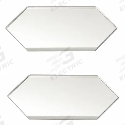 MIRREDGE Seam Plates: 1 1/2 in Overall Ht, 3 in Overall Wd, 1/8 in Overall Dp - Mirror Framing & LED Shelf Parts