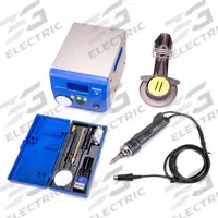 HAKKO Soldering Station: 1 Channel, 190 W, ESD Safe (MPN FR410-53). Key specifications — Handpiece Style: Desoldering Iron; Tip Width: 1 mm; Manufacturer Part Number: FR410-53; ESD Safe: Yes; Brand: HAKKO.