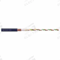 CHAINFLEX Data Cable: 24 AWG, 7 Conductors, Order by the Foot, TPR Jacket, 300 V (MPN CF299-02-07). Key specifications — attr1141193: Twisted Pair; attr1141160: 3 x OD; attr1141165: 4 x OD; attr1141174: 4 x OD; attr1141159: Oil and Grease Resistant; attr1141182: CF9.15.07 ISO Class 1 (Outer Jacket Material); attr1141189: Data Cable; attr1141184: CF299-02-07.
