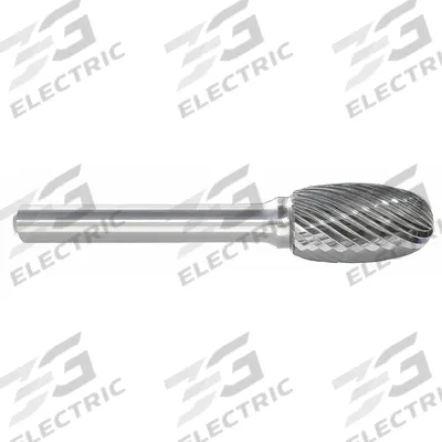 APPROVED VENDOR Carbide Bur: Oval, SE-41L2, Single Cut, 1/8" x 7/32" Head - Single-Cut Oval Burs