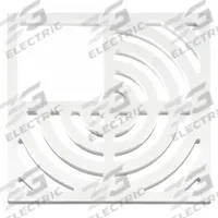 OATEY Grate: Plastic, 9 1/4 in Overall Wd, 3/4 in Overall Ht, Unfinished, Drop-In, 1/4 Opening (MPN 42752). Key specifications — Brand: OATEY; Finish: Unfinished; Color: White; Material: Plastic; Connection Type: Drop-In; Grate Opening Type: 1/4 Opening; Grate Surface Style: Radial; Product Type: Grate.